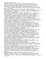 Esszék 'What Makes a Bad Customer? ', 1.                