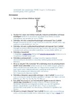 Összefoglalók, jegyzetek 'Kidolgozott Biokémia kiskérdések', 11.                