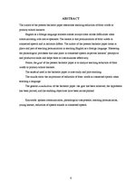 Záródolgozatok 'Teaching Reduction of Form Words to Primary School Learners', 4.                