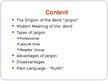 Prezentációk 'Jargon', 2.                