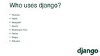 Prezentációk 'Django Book Presentation', 4.                
