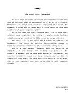 Esszék 'The Ideal Boss', 1.                