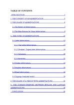 Kutatási anyagok 'Abbreviations in English, Their Types, Usage and Correspondences to Latvian Coun', 2.                