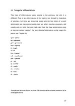 Kutatási anyagok 'Abbreviations in English, Their Types, Usage and Correspondences to Latvian Coun', 23.                