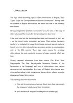 Kutatási anyagok 'Abbreviations in English, Their Types, Usage and Correspondences to Latvian Coun', 30.                