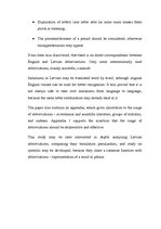 Kutatási anyagok 'Abbreviations in English, Their Types, Usage and Correspondences to Latvian Coun', 31.                
