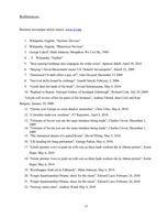 Kutatási anyagok 'The Use of Metaphors and Epithets in Business Articles', 13.                