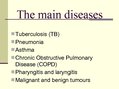 Prezentációk 'Diseases of the Respiratory System', 6.                