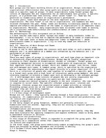 Összefoglalók, jegyzetek '"Team" and the Organization', 1.                