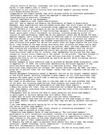 Összefoglalók, jegyzetek '"Team" and the Organization', 4.                