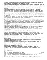 Összefoglalók, jegyzetek '"Team" and the Organization', 5.                