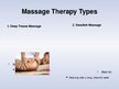 Prezentációk 'Massage Therapy', 4.                