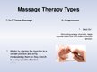 Prezentációk 'Massage Therapy', 7.                