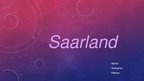 Prezentációk 'Saarland', 1.                