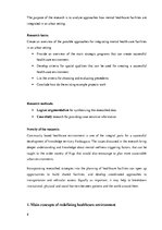 Záródolgozatok 'Aspects of Creating Mental Wellness and Recreation Zones in the Knowledge Territ', 8.                