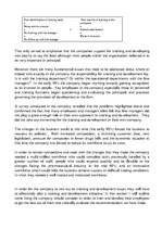 Kutatási anyagok 'Plan a Training and Development Initiative for an Organization', 3.                