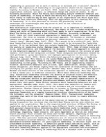 Esszék 'Management of Leading and Leadership', 1.                