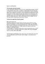 Esszék 'Mobile Phone', 1.                