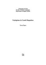 Kutatási anyagok 'Neologisms in Youth Magazines', 1.                