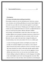 Kutatási anyagok 'Teaching Pronunciation at the English Lesson', 3.                