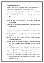 Kutatási anyagok 'Teaching Pronunciation at the English Lesson', 63.                