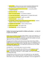 Esszék 'Outdoor Learning', 3.                