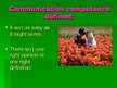 Prezentációk 'Communication Competence', 3.                