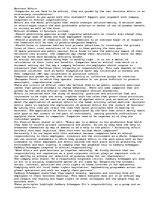 Esszék 'Business Ethics', 1.                