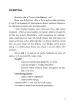 Kutatási anyagok 'Verb och detta funktioner i sats', 5.                