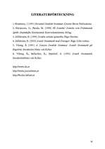 Kutatási anyagok 'Verb och detta funktioner i sats', 36.                