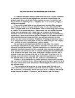 Esszék 'The Power and Role of Mass Media Today and in the Future', 1.                