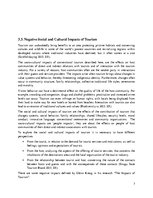 Összefoglalók, jegyzetek 'Negative Factors of Tourism Development', 7.                