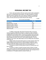 Összefoglalók, jegyzetek 'French Main Physical Person Tax Liabilities', 2.                