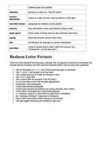 Összefoglalók, jegyzetek 'Business Letter', 3.                