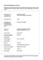 Összefoglalók, jegyzetek 'Business Letter', 4.                