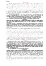 Összefoglalók, jegyzetek 'Topics for the Speaking Part of the English Exam', 1.