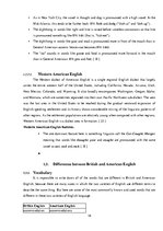 Kutatási anyagok 'Differences between British and American English', 18.                