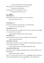 Kutatási anyagok 'Differences between British and American English', 28.                