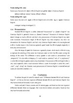 Kutatási anyagok 'Differences between British and American English', 29.                