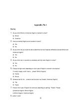 Kutatási anyagok 'Differences between British and American English', 35.                