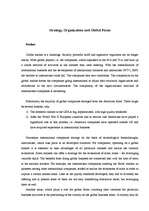 Összefoglalók, jegyzetek 'Strategy, Organization and Global Firms', 2.                