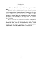 Kutatási anyagok 'The History and the Role of EU', 13.                