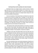 Összefoglalók, jegyzetek 'John Maynard Keynes and His Contribution to the Science of Eonomics', 1.                