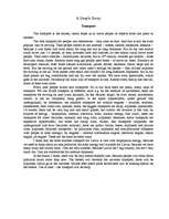 Esszék 'A Simple Essay - Transport', 1.                