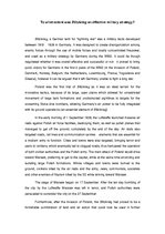 Esszék 'To what Extent Was Blitzkrieg an Effective Military Strategy?', 1.                