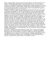 Esszék 'The Struggle of Facts and Value in the Political Arena and Its Impact on the Pol', 1.                