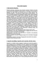 Összefoglalók, jegyzetek 'Notes on Basic Linguistics', 1.                