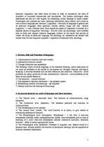 Összefoglalók, jegyzetek 'Notes on Basic Linguistics', 2.                