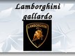 Prezentációk 'Lamborghini Gallardo', 1.                