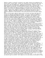 Esszék 'Character Analysis of Ophelia and how she conects the two plots of the play Haml', 1.                